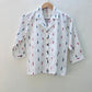 Daisy white Ikat shirt