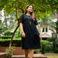 Barkat handspun dress-Black