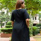 Barkat handspun dress-Black