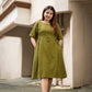 Barket handspun dress- Olive